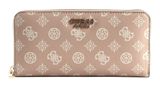 GUESS Laurel Zip Around Wallet L Light Rose Logo GUESS Laurel Zip Around Wallet L Light Rose Logo
