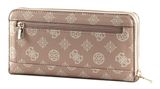 GUESS Laurel Zip Around Wallet L Light Rose Logo GUESS Laurel Zip Around Wallet L Light Rose Logo