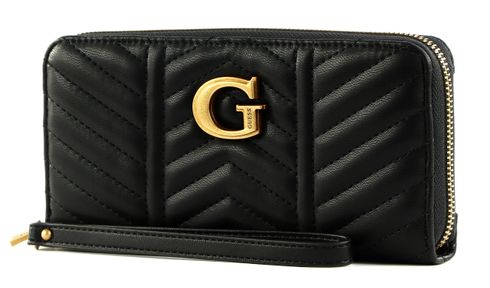 GUESS Lovide SLG Large Zip Around Wallet Black