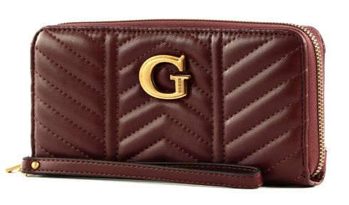 GUESS purse Lovide SLG Large Zip Around Wallet Merlot | Buy bags