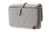 GUESS G James Mini Xbody Flap Organizer Taupe Logo