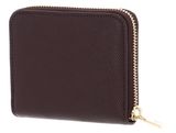 GUESS Laurel SLG Small Zip Around Wallet Plum