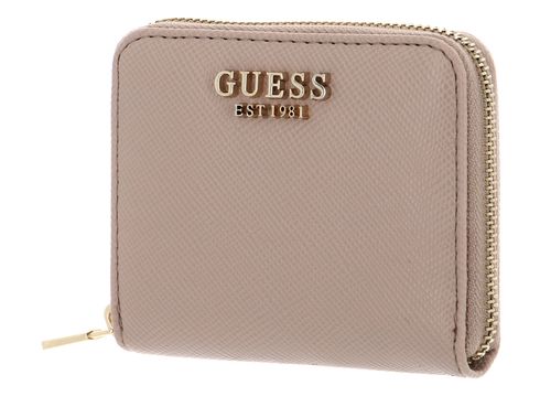 GUESS Laurel SLG Small Zip Around Wallet Rosewood
