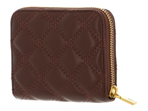 折りたたみ財布 Zumi Burgundy Zip Around Wallet GUESS purse Giully SLG Small Zip Around Wallet Burgundy