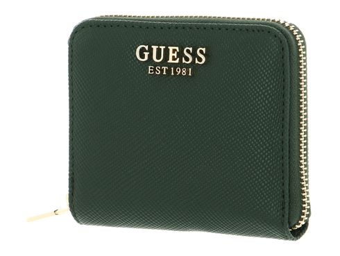 GUESS Laurel SLG Small Zip Around Wallet Forest