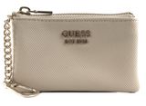 GUESS Laurel SLG Zip Pouch Stone GUESS Laurel SLG Zip Pouch Stone