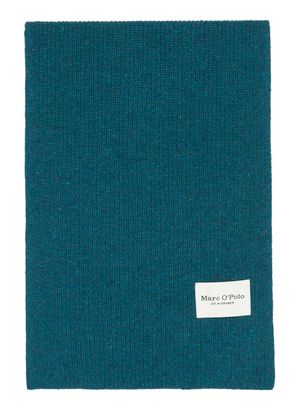 Marc O'Polo Knitted Scarf Varcity Blue