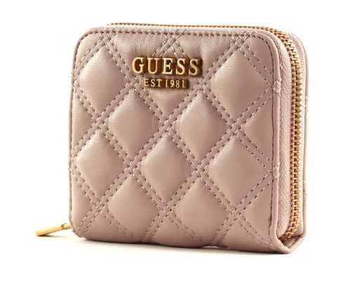 GUESS Giully SLG Small Zip Around Wallet Rosewood