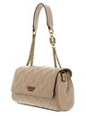GUESS Gracelynn Flap Crossbody Bag Beige GUESS Gracelynn Flap Crossbody Bag Beige