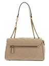GUESS Gracelynn Flap Crossbody Bag Beige GUESS Gracelynn Flap Crossbody Bag Beige