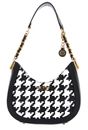GUESS Abey Small Hobo Bag Black / White GUESS Abey Small Hobo Bag Black / White