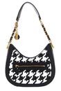 GUESS Abey Small Hobo Bag Black / White GUESS Abey Small Hobo Bag Black / White