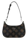 GUESS Meridian Mini Top Shoulder Bag Mocha Logo GUESS Meridian Mini Top Shoulder Bag Mocha Logo