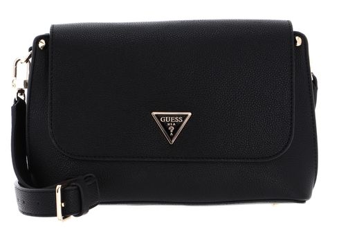 GUESS Meridian Flap Crossbody Bag Black