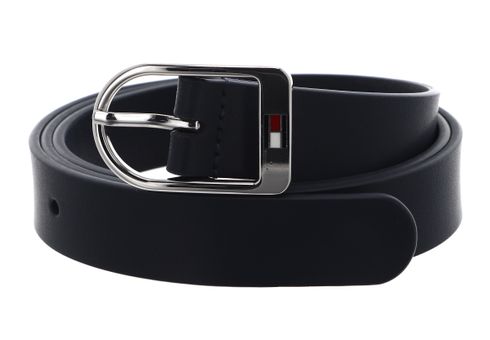 TOMMY HILFIGER Essential Flag Silver 2.5 Belt W75 Space Blue | Buy 