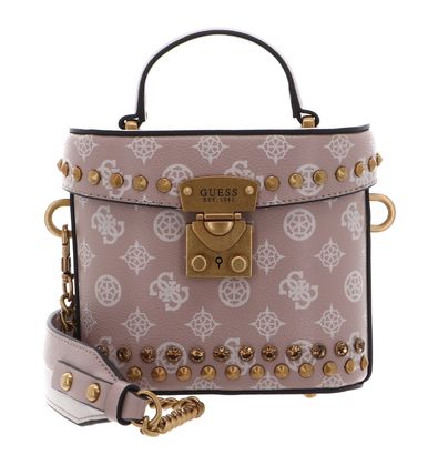 GUESS Fynna Mini Cannister Bag Light Rose Logo