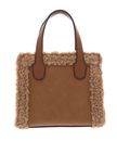 GUESS Silvana Two Compartment Mini Tote Cognac