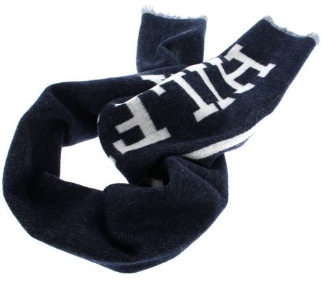 TOMMY HILFIGER TH Monotype Scarf Space Blue