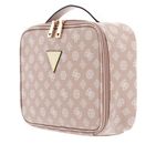 GUESS Wilder Travel Cosmetic Organizer Case Light Rose Logo GUESS Wilder Travel Cosmetic Organizer Case Light Rose Logo