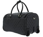 GUESS Jesco Wheeled Duffel Coal