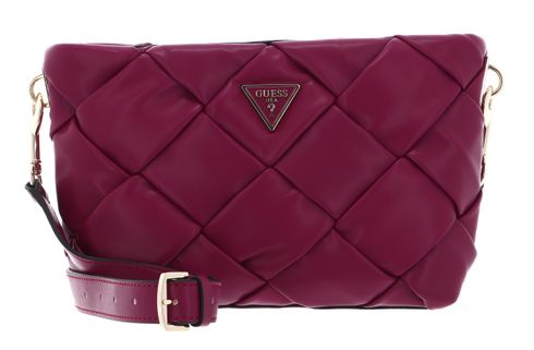 GUESS Zaina Top Zip Crossbody Bag Boysenberry