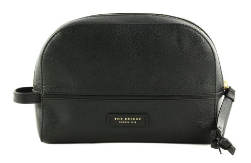 THE BRIDGE Domitilla Beauty Pouch Nero ORO