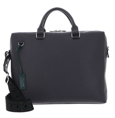 COCCINELLE Man Soft Man Briefcase Grained Leather Ardesia