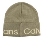 Calvin Klein Logo Beanie Plaza Taupe Calvin Klein Logo Beanie Plaza Taupe