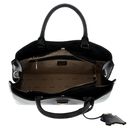 GUESS Meridian Girlfriend Satchel Coal Logo GUESS Meridian Girlfriend Satchel Coal Logo