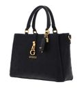 GUESS G James Girlfriend Satchel Black Logo GUESS G James Girlfriend Satchel Black Logo