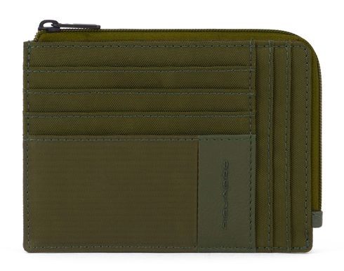 PIQUADRO Pulse Zipper Coin Pouch RFID Green