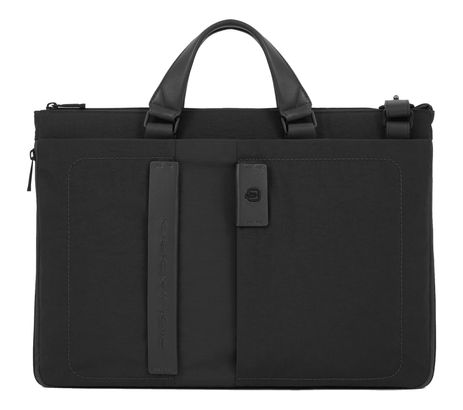 PIQUADRO Pulse Expandable Slim Briefcase Black