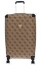 GUESS 28 in 8-Wheeler Expandable L Latte Logo / Brown GUESS 28 in 8-Wheeler Expandable L Latte Logo / Brown