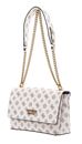 GUESS Fynna Convertible Crossbody Flap Bag Cream Logo GUESS Fynna Convertible Crossbody Flap Bag Cream Logo