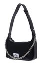 Calvin Klein CKJ Nylon Chain Shoulder Bag 22 Black