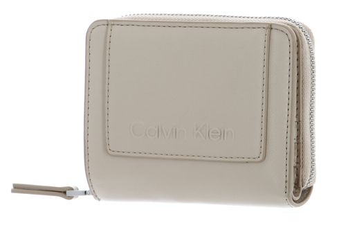 Calvin Klein CK Set Zip Around Wallet With Flap M Doeskin