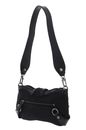 GUESS Gloss Vintage Top Zip Shoulder Bag Black