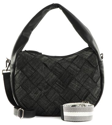 FREDsBRUDER Sewab Woven Hobo Bag Black