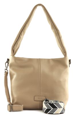 FREDsBRUDER Fosa Midi Hobo Bag Feather Grey