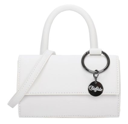 BUFFALO Muse Clap02 Crossbody Bag S White