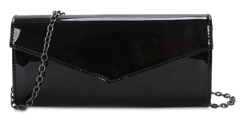 BUFFALO Patent Secco Clutch Black