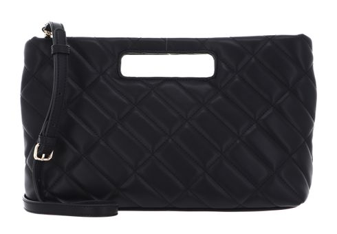 SEIDENFELT MANUFAKTUR Atna Oversize Clutch Black / Gold