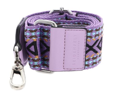 SEIDENFELT MANUFAKTUR Meslo Shoulderstrap Digital Lavender