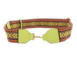 SEIDENFELT MANUFAKTUR Meslo Shoulderstrap Bitter Lemon / Gold SEIDENFELT MANUFAKTUR Meslo Shoulderstrap Bitter Lemon / Gold