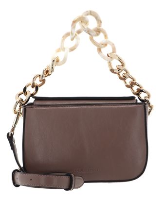SEIDENFELT MANUFAKTUR Sokna Shoulderbag With Chain Powder Taupe / Gold