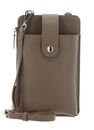 SEIDENFELT MANUFAKTUR Medja Cellphone Bag Structure Powder Taupe