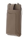 SEIDENFELT MANUFAKTUR Medja Cellphone Bag Structure Powder Taupe
