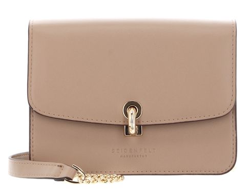 SEIDENFELT MANUFAKTUR Kisa Mini Crossbody Powder Taupe / Gold