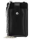 SEIDENFELT MANUFAKTUR Medja Cellphone Bag Structure Black