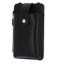 SEIDENFELT MANUFAKTUR Medja Cellphone Bag Structure Black